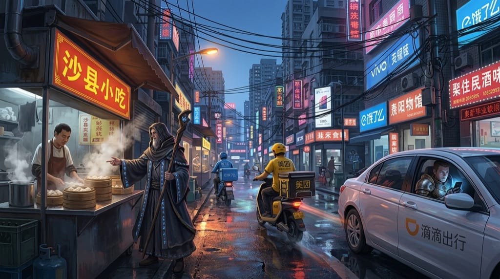 勇士落入现代中国